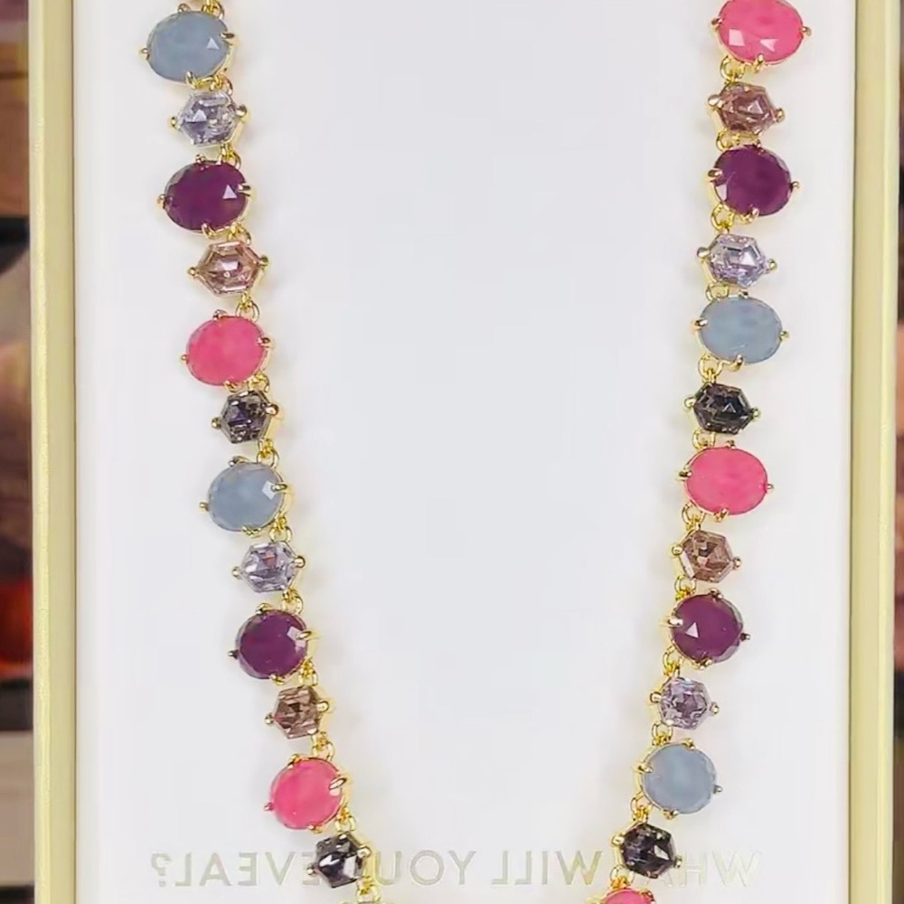Elegant Multicolor Gemstone Necklace